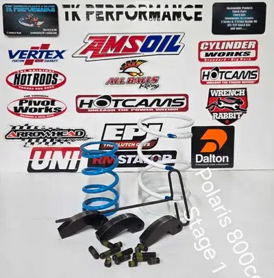 Polaris clutch kits available here at Tk Performance, we have stage 1 and 2 for the Pro s,Pro R, Xc,...