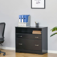 Lateral File Cabinet with Shelf