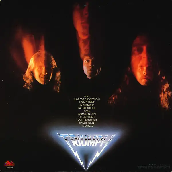 Triumph 1980 LP record album Progressions of Power vinyl in CDs, DVDs & Blu-ray in Markham / York Region - Image 3