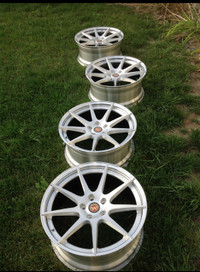 4 used HB29 BC  Forged Racing wheels 20 x 9 offset  40 , bolt p