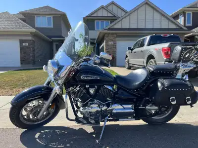 This black 2008 Yamaha V Star 1100 is in near perfect condition with a clean history and has had onl...