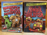 2 Dr. Roach’s Monstrous Stories series early chapter books 