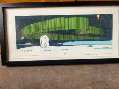 Unique and evocative limited edition print by Alberta Artist. Outside dimensions 42 x 26 cm Moved an...