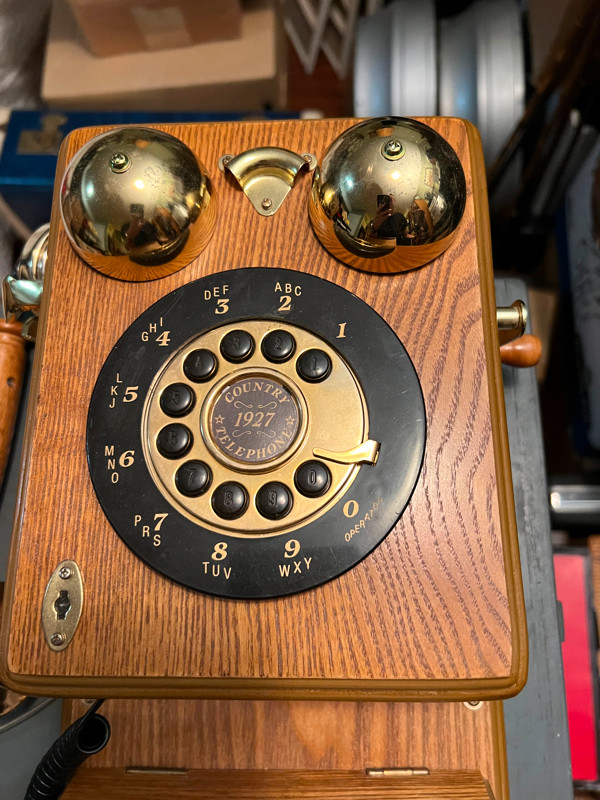 Vintage Wooden Telephone Replica  Spirit of St, Louis in Arts & Collectibles in Edmonton - Image 3