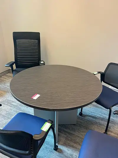 Groupe Lacasse Round Table-Excellent Condition-Call us now!, View more