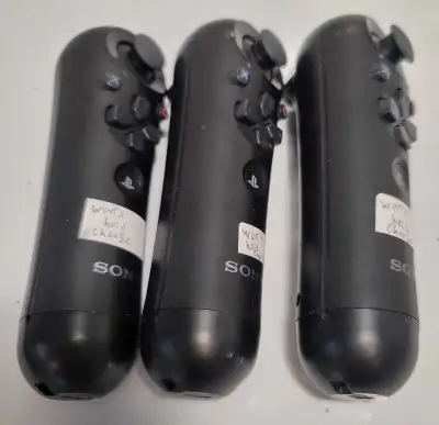 All three no longer hold a charge so they are sold as is for parts or repair
