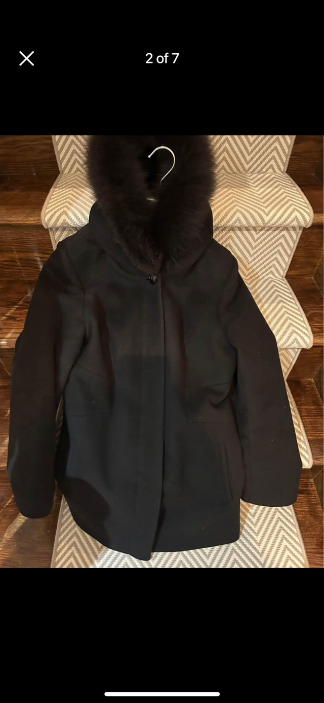 Women’s wool coat with hood  in Women's - Tops & Outerwear in City of Toronto - Image 2