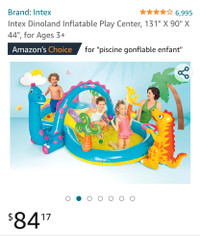 Brand New Intex Dinoland Inflatable Play Center