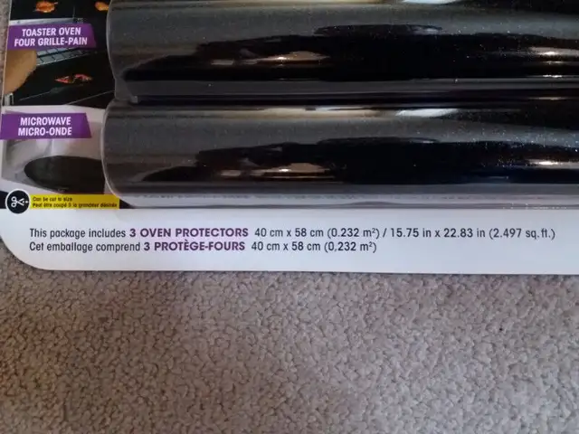 Cookina 3Gard 100% reusable non-stick oven liners - set of 3 in Toasters & Toaster Ovens in Markham / York Region - Image 5