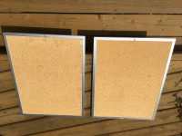 Corkboards with aluminum frames – 18” x 24”