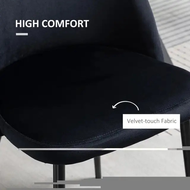 Velvet-touch sturdy dining chair  in Chairs & Recliners in Markham / York Region - Image 5