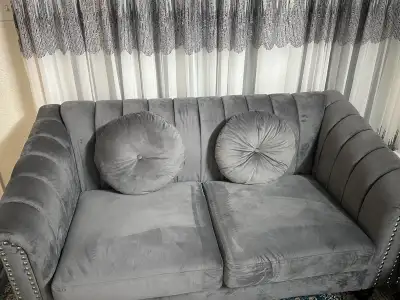 Velvet Sectional Couch 3-Peice Set, View more