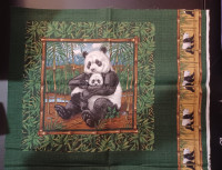 Pillow panels, fish, floral, fun, panda,  price per panel