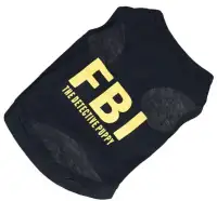 Vest chiot T-shirt Costumes Kitten vêtements avec FBI .
