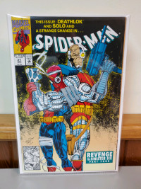 Spider-man 21 robot spiderman and deathlok hot book high grade