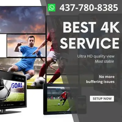 ✅TEXT / WHATSAPP / AT FOR MORE INFO # 437-780-8385 ✅TV SERVICE WITH 4K QUALITY AVAILABLE ✅DAILY BASI...