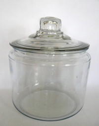 POT DE COMPTOIR VINTAGE GLASS COUNTER TOP JAR