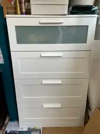 IKEA 3 drawer chest white - perfect condition $125