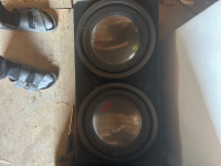 12” Alpine & dual 10” MTX subs and amps