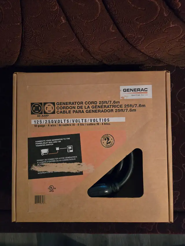 Brand New Generac Generator Cord in Power Tools in Edmonton - Image 2