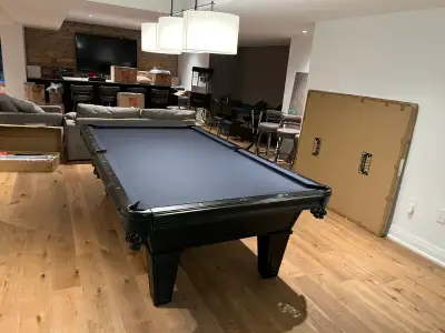 Brand New in stock We deliver and install! 1” slate! No MDF! High quality and luxury billiard tables...