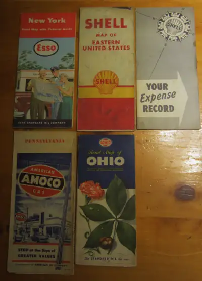 1950's Era Road Maps, View more
