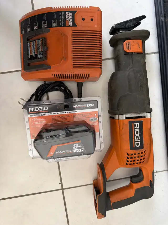 Ridgid Reciprocating Saw Kit