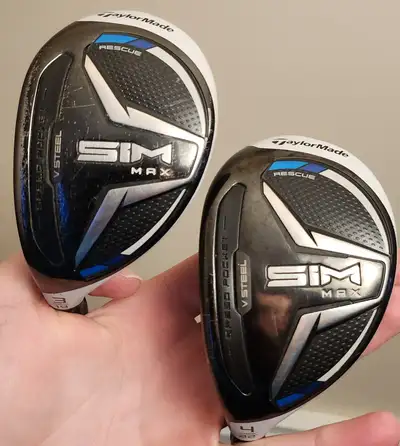 Taylormade SIM MAX 3&4 Hybrids (LH-Regular), View more