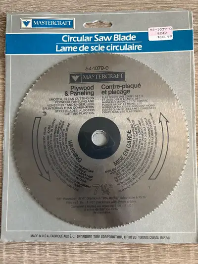 MasterCraft 7 1/4” Circular Saw Blade , View more