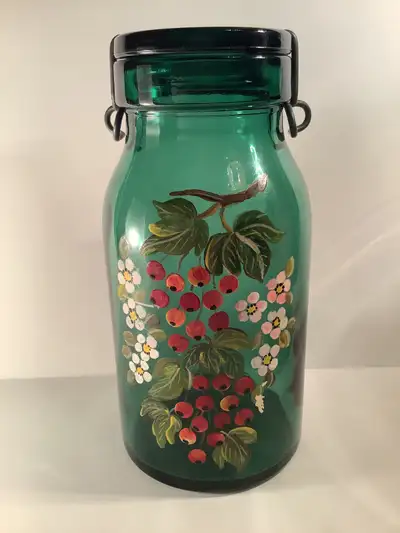 Bulach Emerald Green Vintage Fruit Jar , View more