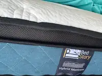 Newly twin Sz pillow top clean mattress dropoff $