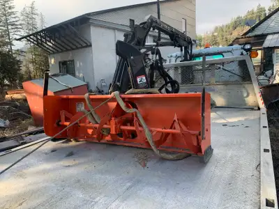 Kubota V5296 snowblower attachment for side by side. Like new hardly used. Just snowblower unit. $20...