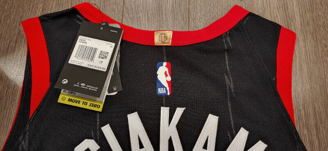 Raptors Jersey - Siakam - Authentic, Statement - SZ L (48) New in Basketball in City of Toronto - Image 3