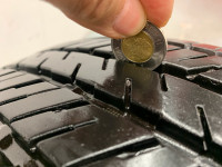 Three 225/60R17 Yokohama A/S deep tread