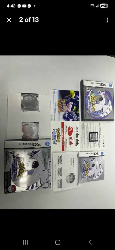 Pokemon Soul Silver CIB Big Box, View more