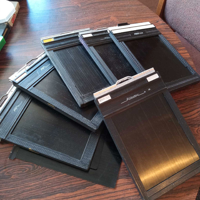 $8 each, 4x5" film holders, 14 available,  can ship in Cameras & Camcorders in Edmonton - Image 3