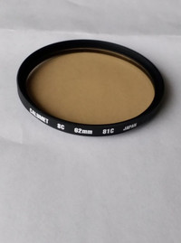 Calumet SC 62mm 81B and 81C Camera Lens Filters