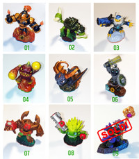 Activision Skylander Figures - Prices Firm and As Marked