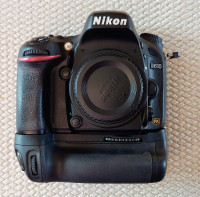Nikon D610 with a grip