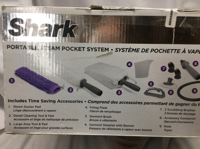 Shark Portable Steam Pocket Handheld Steam Cleaner in Irons & Garment Steamers in St. Catharines - Image 3