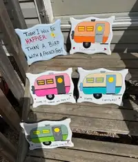 Hand Made Humorous Wood Camping - Travel Trailer Signs