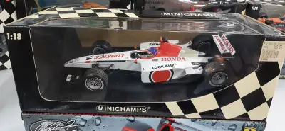 Diecast Bar Honda Showcar 2003 J. Villeneuve Minichamps 1/18 #100 030086 1 de 1206 pcs Autos de coll...