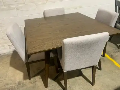 5-piece Square Dining Table - NEW, View more