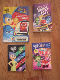 Disney Pixar Inside Out Books ( 4 books )