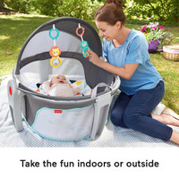 Fisher-Price Portable Bassinet Play Space On-the-Go Baby Dome