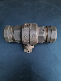 New Boone Heavy Industrial Brass Ball Style Valve 2” x 2”