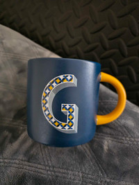 Indigo OUI Monogram "G" Mug