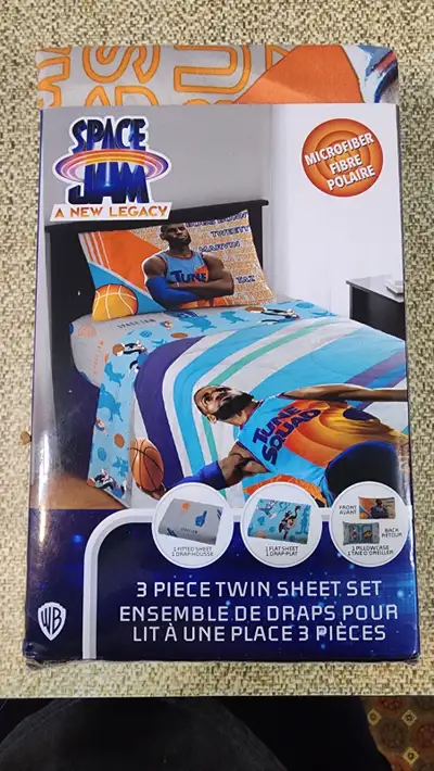 Space Jam A New Legacy 3 Piece Twin Bed Sheet Set, View more