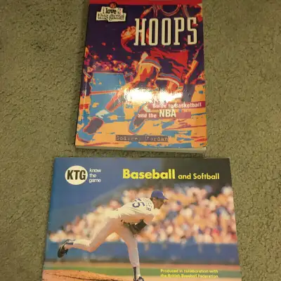 KNOW THE GAME - BASEBALL AND SOFTBALL. HOOPS - THE COMPLETE GUIDE TO BASKETBALL AND THE NBA GREAT FO...