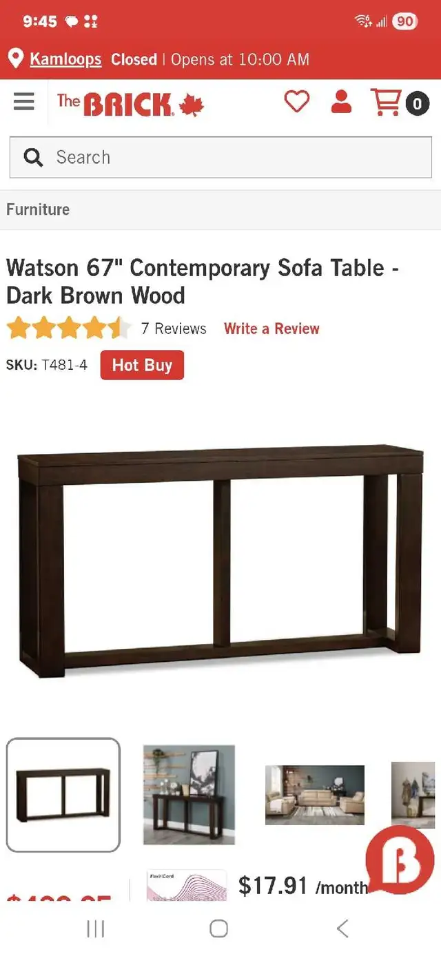 sofa table in Other Tables in Kamloops - Image 3